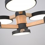 Подвесная люстра TURNA DBL L6 Black ImperiumLoft 229084-26