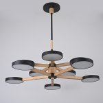 Подвесная люстра TURNA DBL L10 Black ImperiumLoft 229085-26