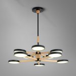 Подвесная люстра TURNA DBL L10 Black ImperiumLoft 229085-26