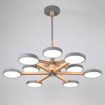 Подвесная люстра TURNA DBL L12 Gray ImperiumLoft 229089-26