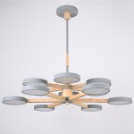 Подвесная люстра TURNA DBL L12 Gray ImperiumLoft 229089-26
