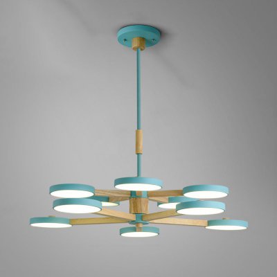 Подвесная люстра TURNA DBL L10 Blue ImperiumLoft 229091-26