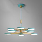 Подвесная люстра TURNA DBL L10 Blue ImperiumLoft 229091-26