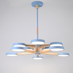 Подвесная люстра TURNA DBL L10 Blue ImperiumLoft 229091-26
