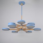 Подвесная люстра TURNA DBL L12 Blue ImperiumLoft 229092-26