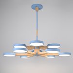 Подвесная люстра TURNA DBL L12 Blue ImperiumLoft 229092-26