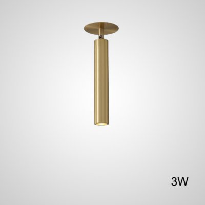 Встроенный потолочный точечный светильник LINO C H26 Brass 3W ImperiumLoft 229172-23