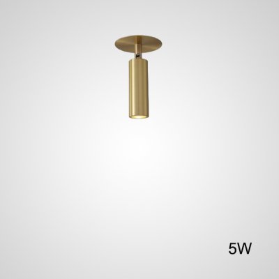 Встроенный потолочный точечный светильник LINO C H16 Brass 5W ImperiumLoft 229174-23