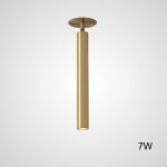 Встроенный потолочный точечный светильник LINO C H36 Brass 7W ImperiumLoft 229179-23