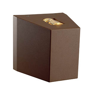 SLV 229667 OUT BEAM LED Wandleuchte, Beam up/Flood down, rostfarben