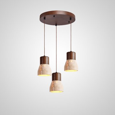 Подвесной светильник MELIUS TRIO A Dark brown Диск ImperiumLoft 229714-23