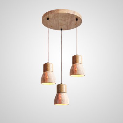 Подвесной светильник MELIUS TRIO A Light brown Диск ImperiumLoft 229715-23