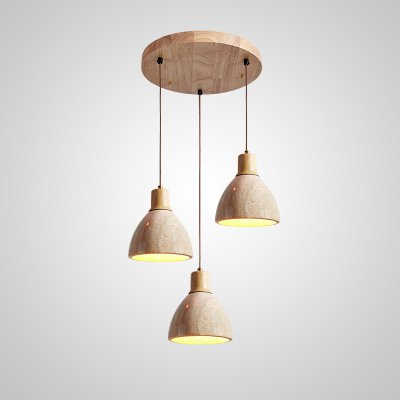 Подвесной светильник MELIUS TRIO B Light brown Диск ImperiumLoft 229717-23