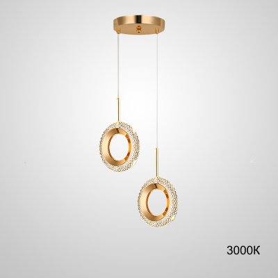 Подвесной светильник KEZIA DUO RING 3000К ImperiumLoft 229734-23