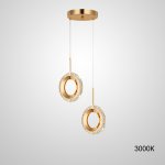 Подвесной светильник KEZIA DUO RING 3000К ImperiumLoft 229734-23