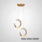 Подвесной светильник SONKE DUO B Трехцветный свет ImperiumLoft 229761-23