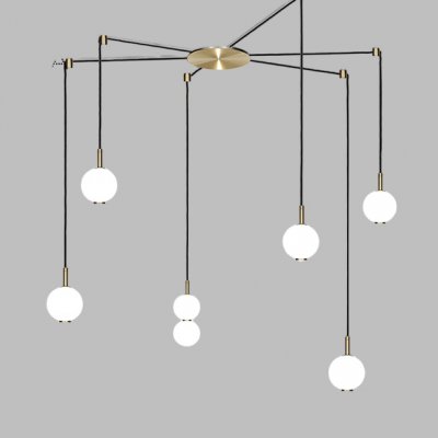 Подвесной светильник ROCCO COMBO A 6 подвесов ImperiumLoft 229789-23