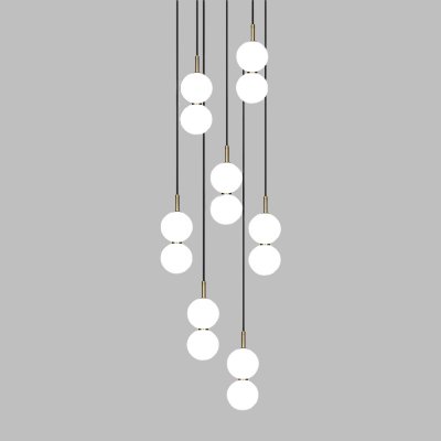 Подвесной светильник ROCCO COMBO A 7 подвесов ImperiumLoft 229790-23