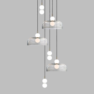 Подвесной светильник ROCCO COMBO B D85 6 подвесов ImperiumLoft 229792-23 Подвесной светильник ROCCO COMBO B D85 6 подвесов ImperiumLoft 229792-23