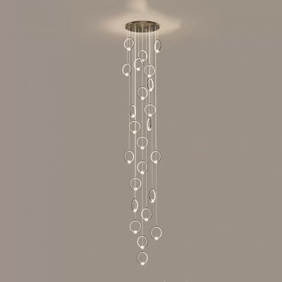 Подвесной светильник LUANA MORE L24 Black ImperiumLoft 229877-23