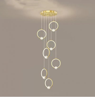 Подвесной светильник LUANA MORE L7 Brass ImperiumLoft 229878-23