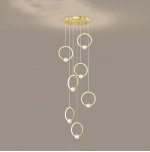Подвесной светильник LUANA MORE L7 Brass ImperiumLoft 229878-23