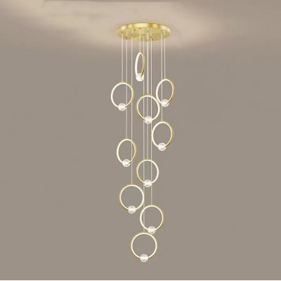 Подвесной светильник LUANA MORE L10 Brass ImperiumLoft 229879-23