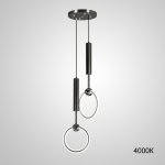 Подвесной светильник RING DUO A Black 4000К ImperiumLoft 229887-23