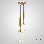 Подвесной светильник RING DUO B Brass 4000К ImperiumLoft 229893-23