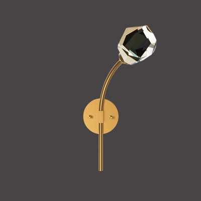 Настенный светильник CRISTEL C WALL L23 Right Brass ImperiumLoft 229954-23