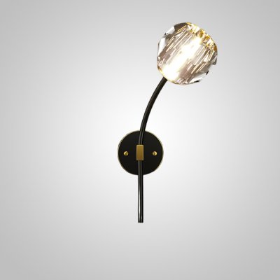 Настенный светильник RH E WALL L1 Right Black ImperiumLoft 230069-23