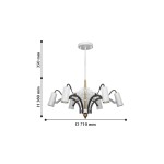 Люстра подвесная Favourite 2301-6P Fabia