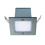 SLV 230131 FRAME OUTDOOR 16 LED Wand- einbauleuchte, quadratisch, Edelstahl, weiss