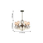 Люстра подвесная Favourite 2305-7P Lily