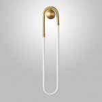 Настенный светильник GABI WALL H75 Brass ImperiumLoft 230795-23