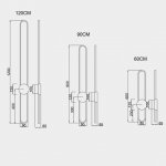 Настенный светильник HEIDY L H90 Brass Black ImperiumLoft 230862-23