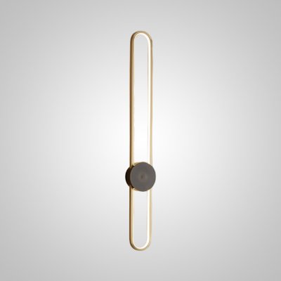 Настенный светильник HEIDY L H90 Brass Black ImperiumLoft 230862-23
