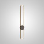 Настенный светильник HEIDY L H90 Brass Black ImperiumLoft 230862-23
