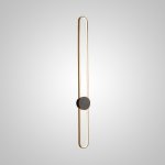 Настенный светильник HEIDY L H120 Brass Black ImperiumLoft 230863-23