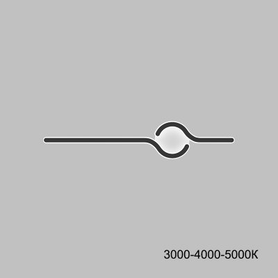 Настенный светильник HARTO H80 Трехцветный свет ImperiumLoft 230965-23