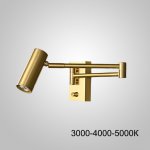 Настенный светильник BOTVID Brass Трехцветный свет ImperiumLoft 231010-23