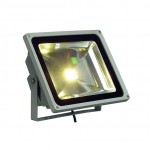 SLV 231122 LED OUTDOOR BEAM, silbergrau, 50W, warmweiss, 100°, IP65