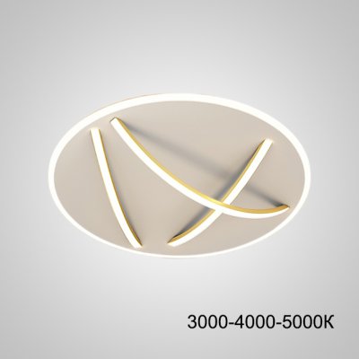 Потолочный светильник HAFTOR D40 Gold Трехцветный свет ImperiumLoft 231217-23