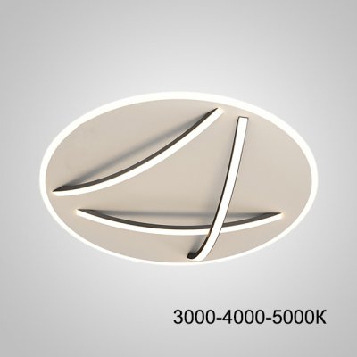 Потолочный светильник HAFTOR D50 Black Трехцветный свет ImperiumLoft 231219-23