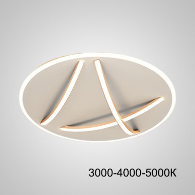 Потолочный светильник HAFTOR D60 Rose Gold Трехцветный свет ImperiumLoft 231227-23