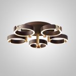 Потолочная люстра SELLIF D CH D68 Brown ImperiumLoft 231250-23