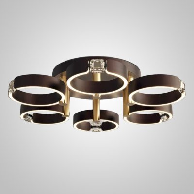 Потолочная люстра SELLIF D CH D80 Brown ImperiumLoft 231251-23