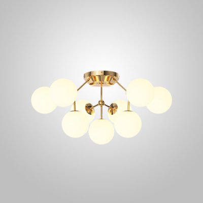 Потолочная люстра MARTIAL L9 Brass ImperiumLoft 231258-23 Потолочная люстра MARTIAL L9 Brass ImperiumLoft 231258-23