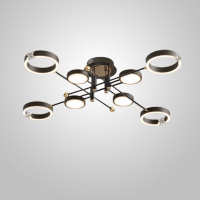 Потолочная люстра SELLIF CH L8 Black ImperiumLoft 231266-23 Потолочная люстра SELLIF CH L8 Black ImperiumLoft 231266-23