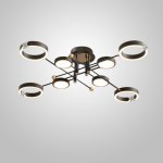 Потолочная люстра SELLIF CH L8 Black ImperiumLoft 231266-23